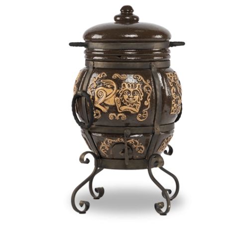 детальное фото тандыр экотандыры арслан, черный в интернет-магазине Дачный Эксперт